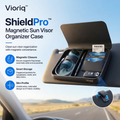 Vioriq™ ShieldPro™ Magnetic Car Sun Visor Organizer Case