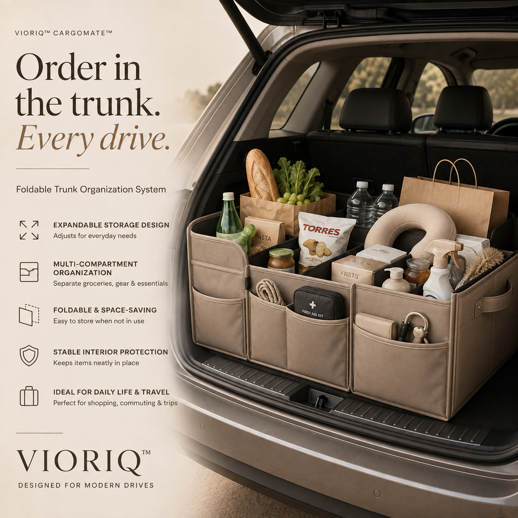Vioriq™ CargoMate™ Foldable Trunk Organization System