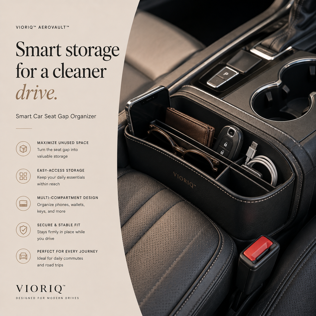 Vioriq™  Smart Car Seat Gap Organizer