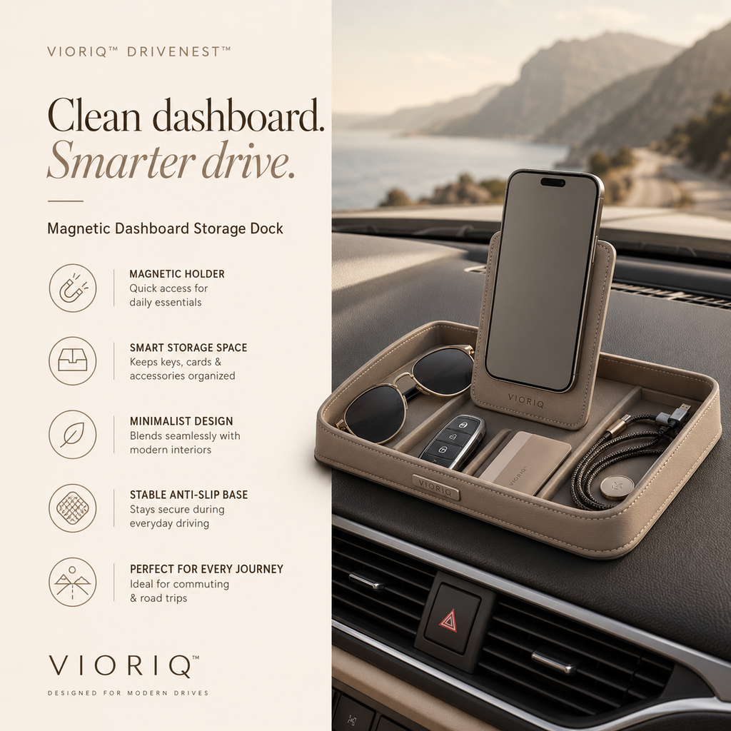 Vioriq™ Magnetic Dashboard Storage Dock