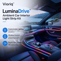 Vioriq™ LuminaDrive™ Ambient Car Interior Light Strip Kit