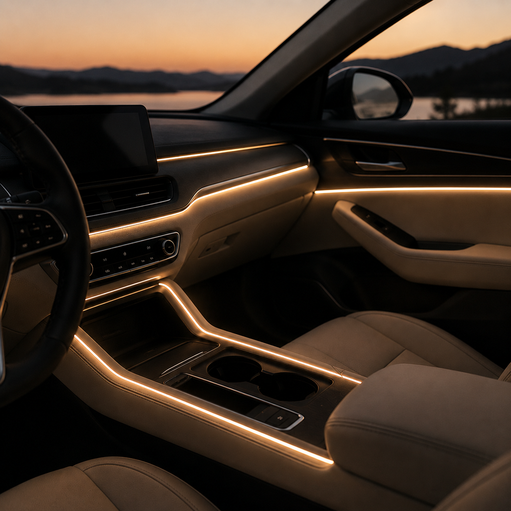 Vioriq™ LuminaDrive™ Ambient Car Interior Light Strip Kit