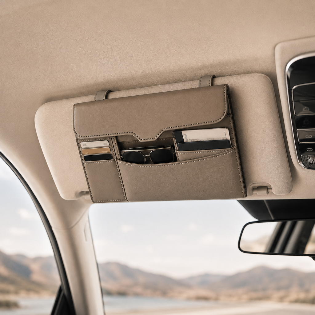 Vioriq™ ShieldPro™ Magnetic Car Sun Visor Organizer Case